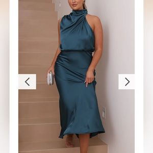 Billy J new teal midi dress.